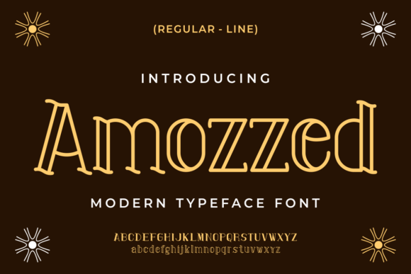 Amozzed: Bold Display Font