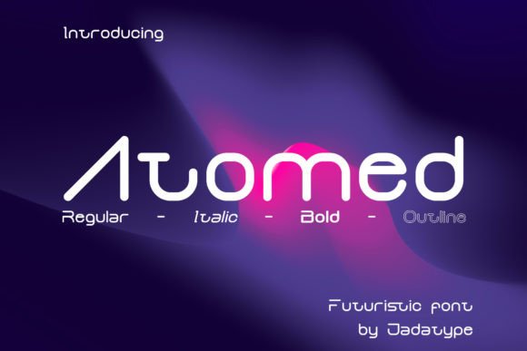 Atomed Font for Creative Makers