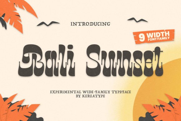 Bali Sunset Font for Bold Campaigns