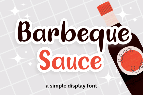 Barbeque Sauce Font for Creative Projects