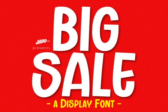 Big Sale Font for Creative Projects