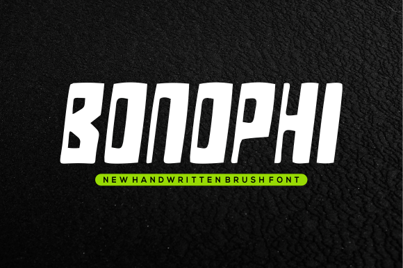 Bonophi: A Bold Display Font for Creative Projects