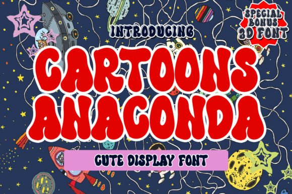 Cartoons Anaconda Font