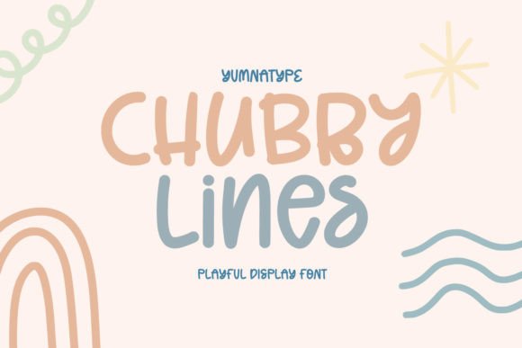Chubby Lines Font for Bold Branding