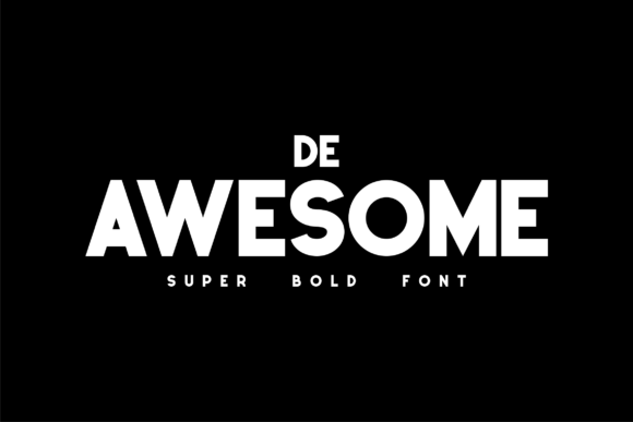 De Awesome Font