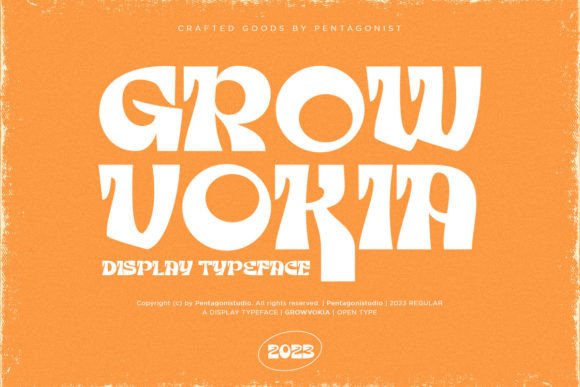Growvokia: Bold Display Font