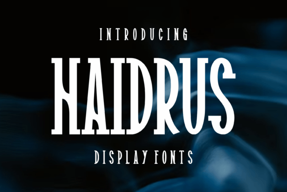 Haidrus Font for Creative Projects