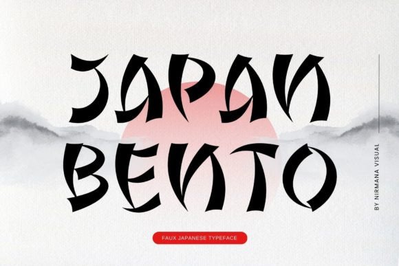 Japan Bento Font for Business Branding