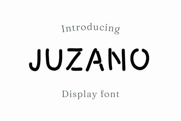 Juzano: A Handwritten Display Font for Impactful Campaigns