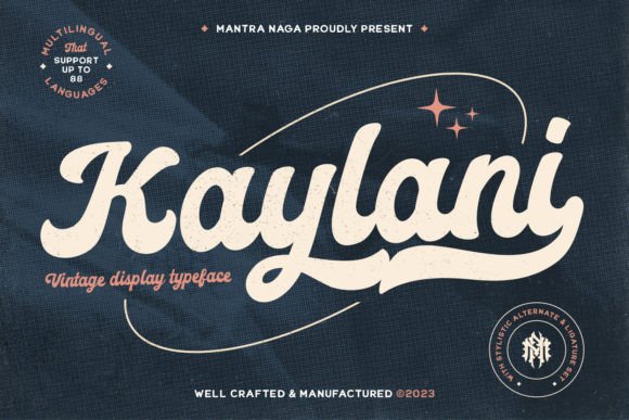Kaylani Font for Web Design