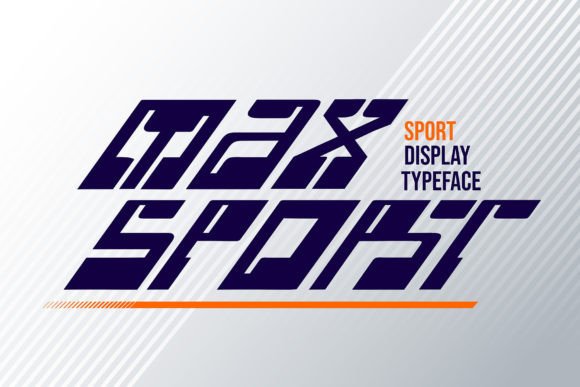 Max Sport: A Bold Font for Dynamic Design