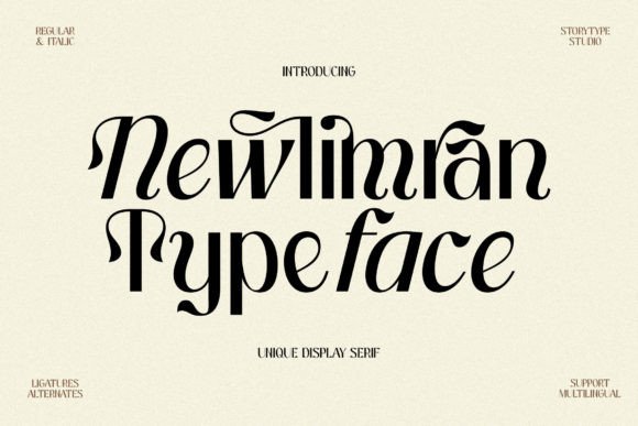 Newlimran Font: Modern Display Type