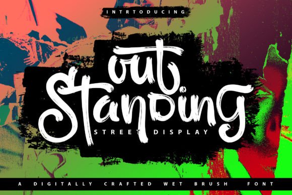 Out Standing: A Bold Font for Creative Projects