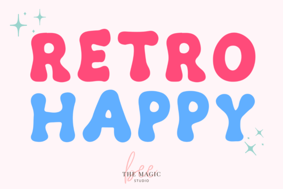 Retro Happy Font for Creative Projects