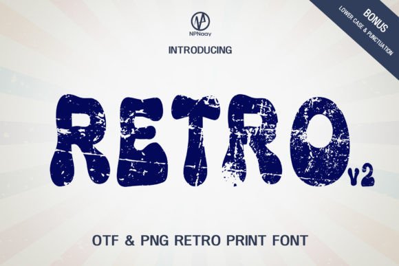 Retro V2 Font for Bold Design