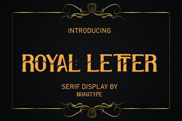 Royal Letter Font for Creative Projects