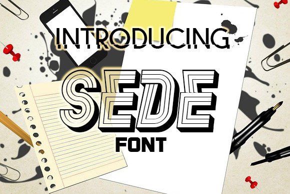 Sede: A 3D Font for Bold Campaigns