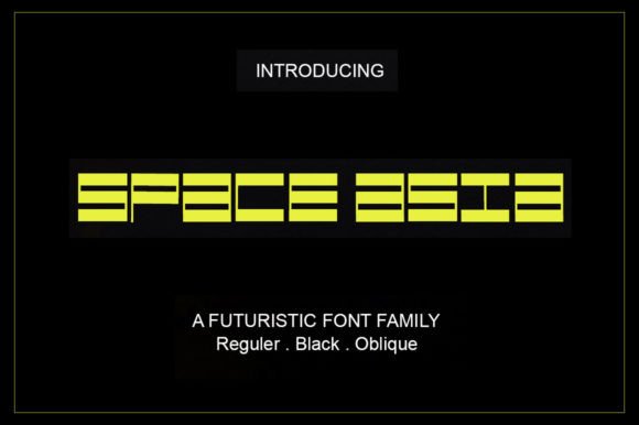 Space Asia Font for Modern Branding