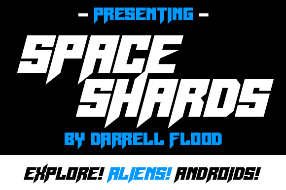 Space Shards Font for Bold Branding