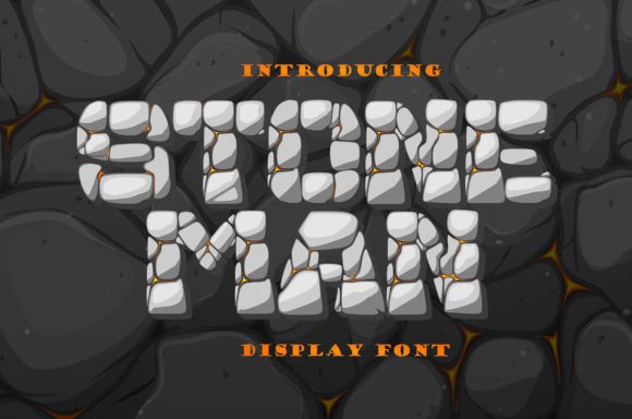 Stone Man Font for Web Design