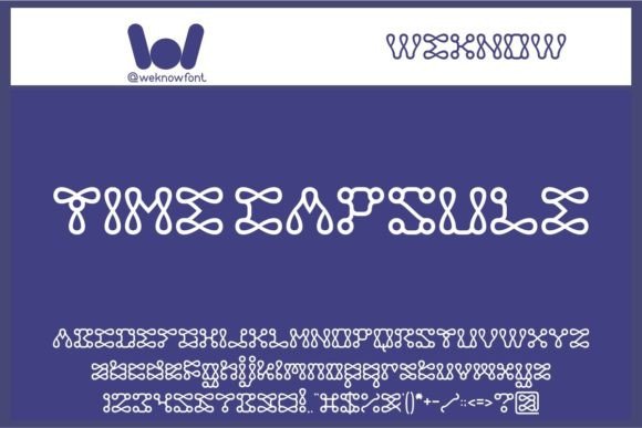 Time Capsule Font for Business Branding
