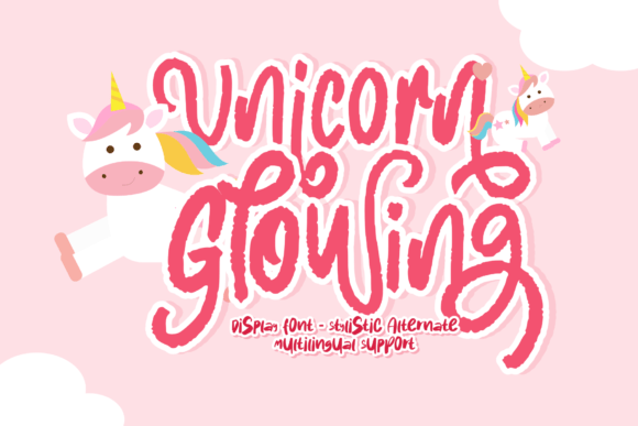 Unicorn Glowing Font Review