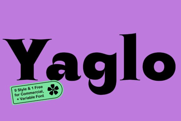 Yaglo Font for Web Design